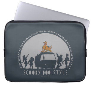 Funda Para Portátil Scooby-Doo Style Tribal Van Silhouette