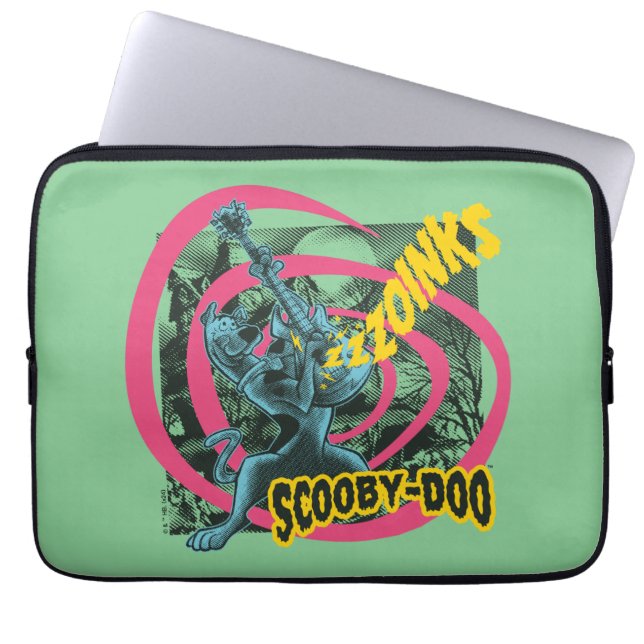 Funda Para Portátil Scooby-Doo Zoinks Punk Guitar Gráfico (Frente)