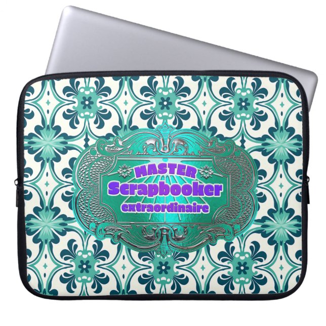 Funda Para Portátil Scrapbookers - Master Scrapbooker Extraordinaire (Frente)