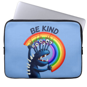 Funda Para Portátil Sé amable con el arcoiris