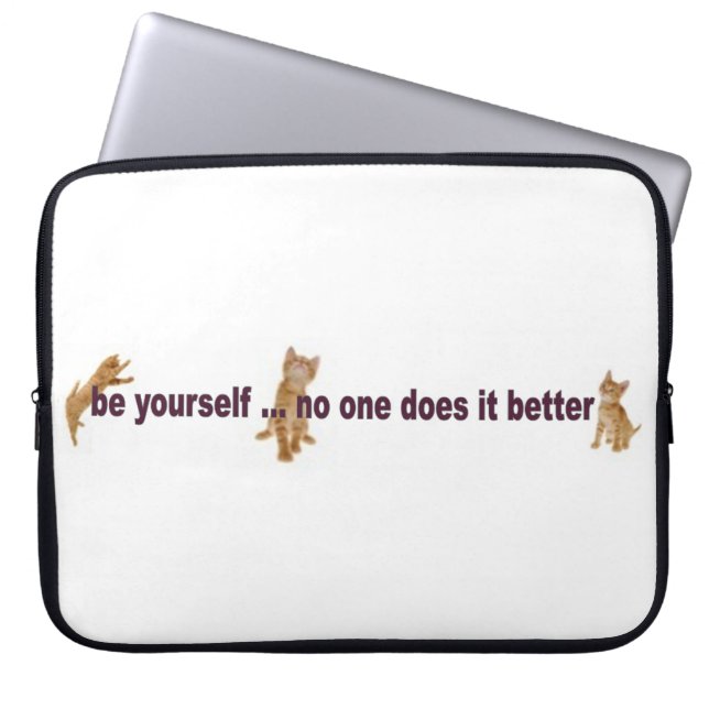 Funda Para Portátil Sé tú mismo (Frente)