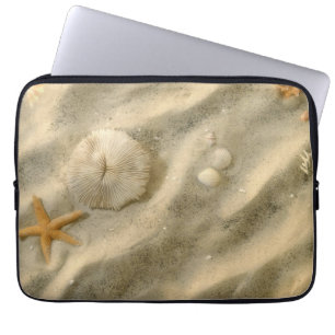 Funda Para Portátil Seashells en arena