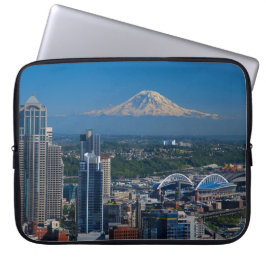 Funda Para Portátil Seattle con Mount Rainier Photography Laptop Slee