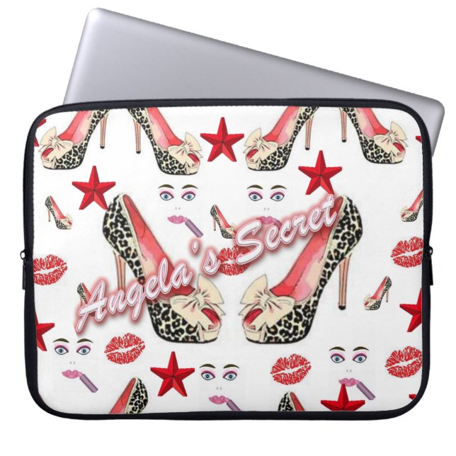 Funda Para Portátil Secreto de Angela por la mancha de la laptop (Frente)