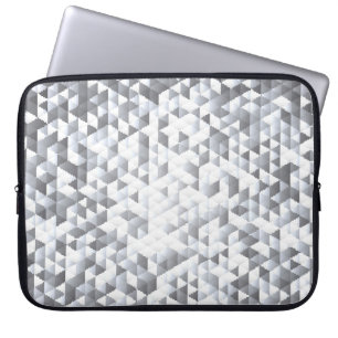 Funda Para Portátil Secuencias de plata: fondo de mosaico brillante