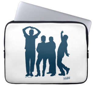 Funda Para Portátil Seinfeld Gráfico de silueta de grupo
