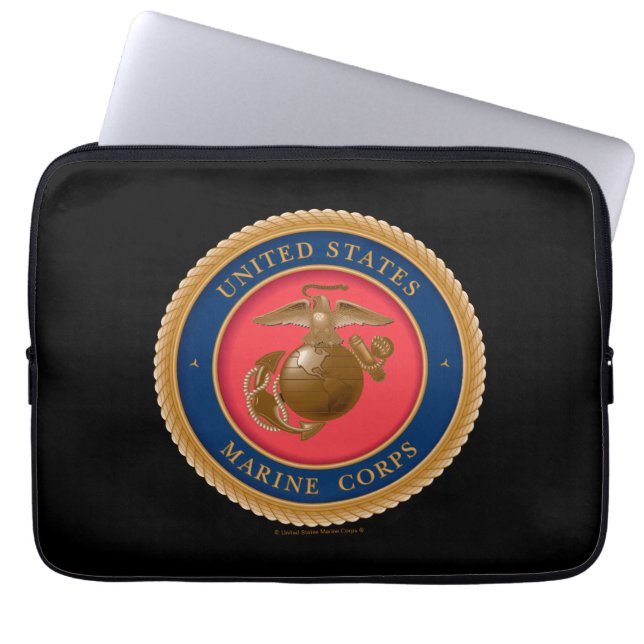 Funda Para Portátil Sello del Cuerpo de Marines (Frente)