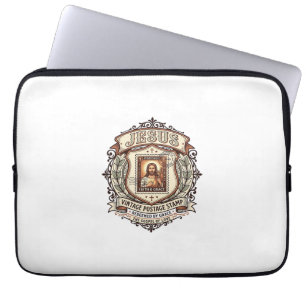 Funda Para Portátil Sello postal vintage Jesús Sello postal vintage Je