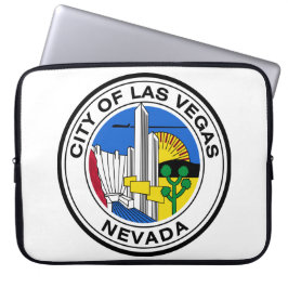 Funda Para Portátil Sello urbano de Las Vegas (Nevada)