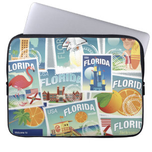 Funda Para Portátil Sellos de la Florida