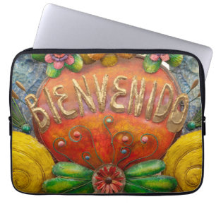 Funda Para Portátil Señal de bienvenida en español, México
