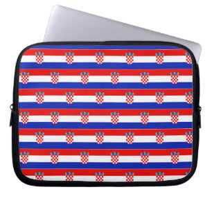 Funda Para Portátil Sencilla ropa de bandera nacional de Croacia moder