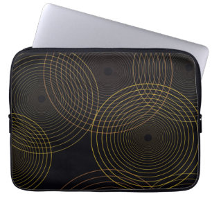Funda Para Portátil Sencillo, moderno, fresco, moderno y moderno círcu
