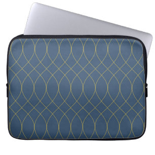 Funda Para Portátil Sencillo, moderno, fresco, moderno y ondulado líne