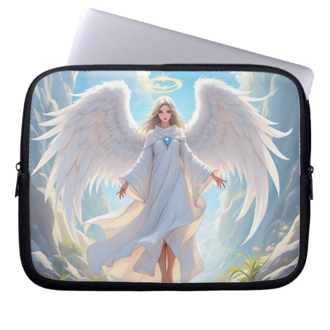 Funda Para Portátil Sendero de Grace: Ángel de la Ascenso Pacífico (Frente)