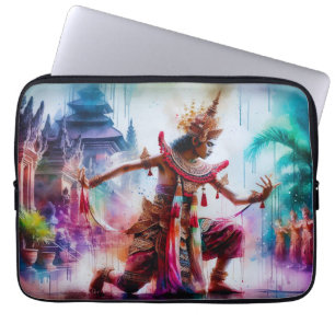 Funda Para Portátil Senja Tari: Danza del Crepúsculo en Bali