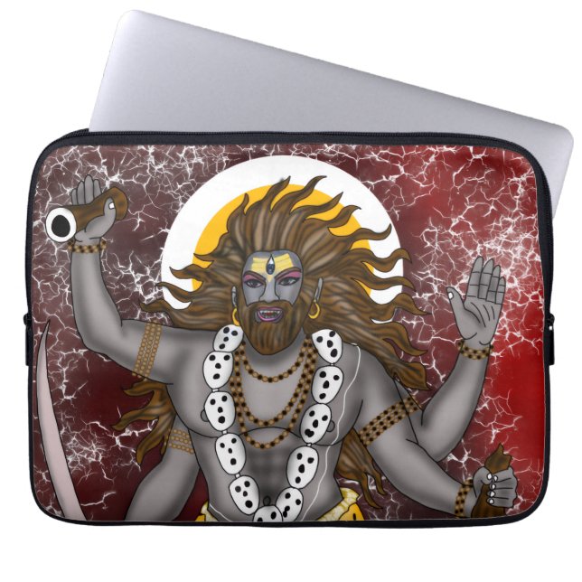 Funda Para Portátil Señor Bhairava  (Frente)