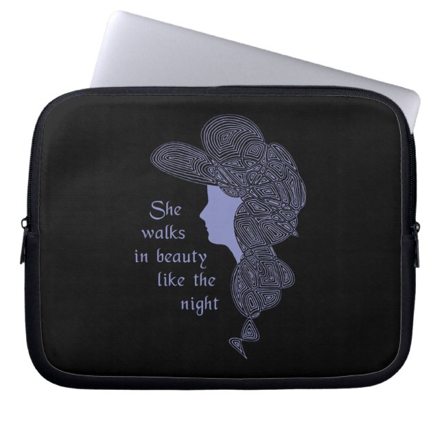 Funda Para Portátil Señora de señor Byron (Frente)