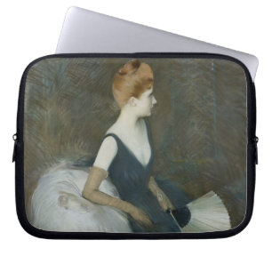 Funda Para Portátil Señora Marta Le Tellier Sitting en un sofá