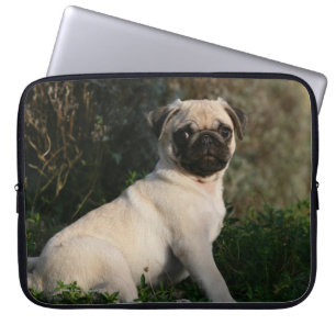 Funda Para Portátil Sentada del perrito del barro amasado del
