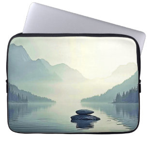 Funda Para Portátil Serenidad del Lago de Montaña Tranquila