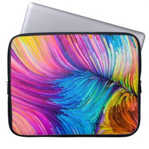 Funda Para Portátil Serie Color In Motion. Diseño abstracto hecho de F