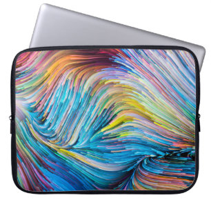 Funda Para Portátil Serie Color In Motion. Diseño de fondo de Flowi