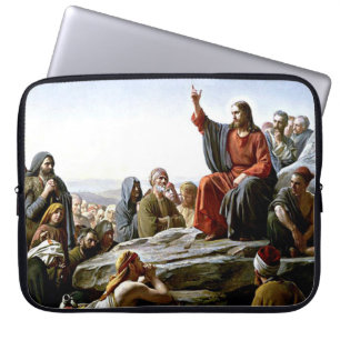 Funda Para Portátil Sermón de la Montaña - pintura de Carl Bloch