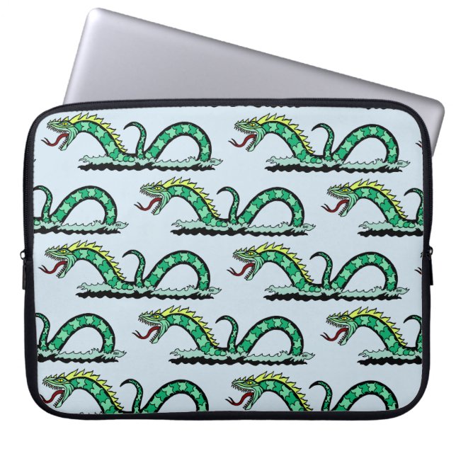 Funda Para Portátil Serpente marino (Frente)