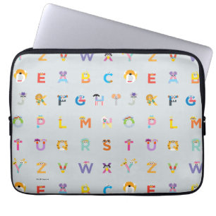 Funda Para Portátil Sesame Street Letras del Alfabeto