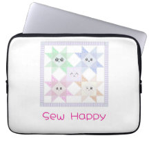 Funda para portátil Sew Happy
