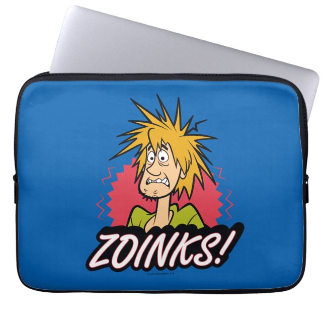 Funda Para Portátil Shaggy "¡Zoinks!" Diseño (Frente)
