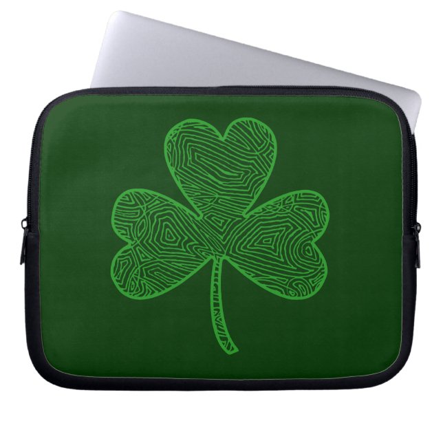 Funda Para Portátil Shamrock (Frente)