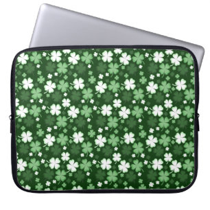 Funda Para Portátil Shamrock verde, Día de San Patricio