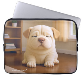Funda Para Portátil Shar Pei Puppy - Soft Serenity by WangWang