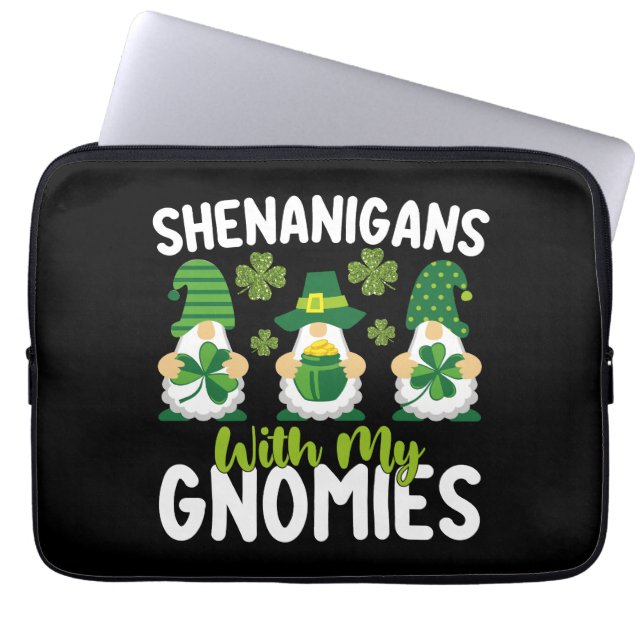 Funda Para Portátil Shenanigans con mis genomas ganan el Día de San Pa (Frente)