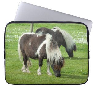 Funda Para Portátil Shetland Paint Ponies de raza pura