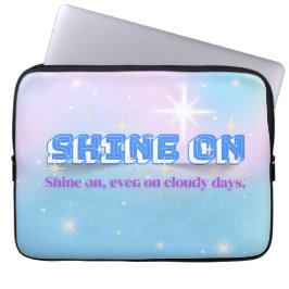 Funda Para Portátil SHINE ON - Soft Rainbow Star Edition de 13"