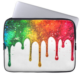 Funda Para Portátil Shiny, Glittery Personalized Back to School