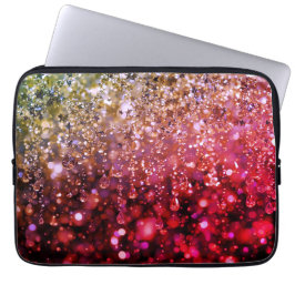 Funda Para Portátil Shiny, Glittery Personalized Back to School