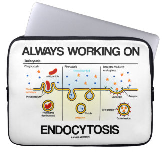 Funda Para Portátil Siempre trabajando en Endocytosis (consumición