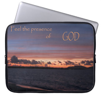Funda Para Portátil Siente la presencia de Dios