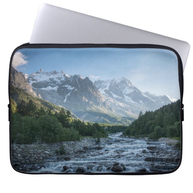 Funda Para Portátil Sierra | Mont Blanc Massif, Italia (Frente)