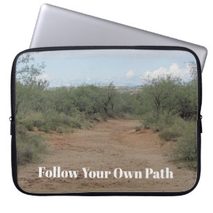 Funda Para Portátil Siga su propio sendero para el desierto Foto Sende