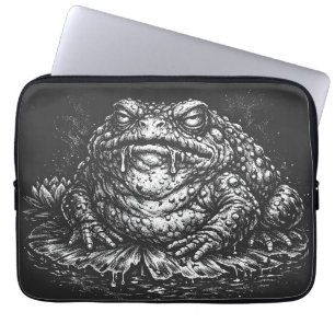Funda Para Portátil Sigilo del Sapo Embrujado por BurnsInHell