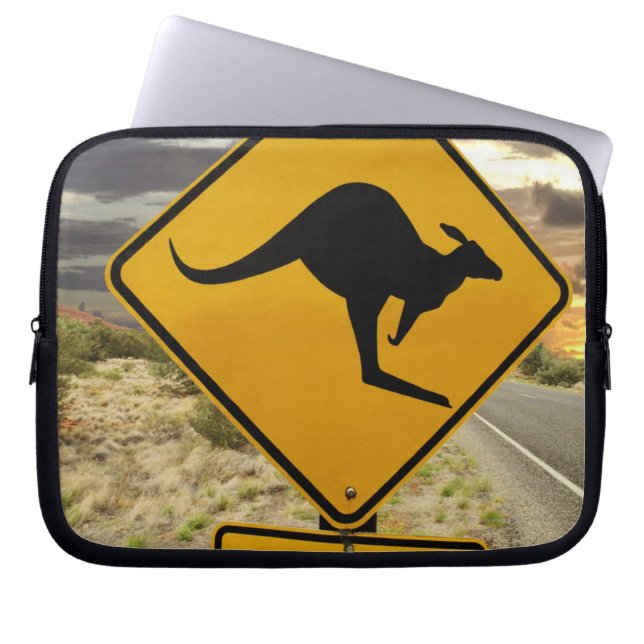 Funda Para Portátil Signo canguro, Australia (Frente)