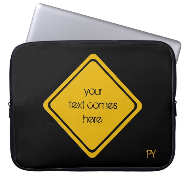 Funda Para Portátil signo de la ruta (Frente)