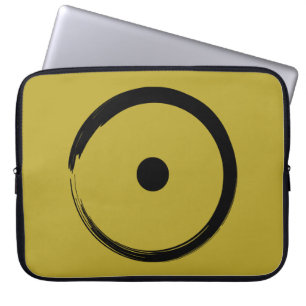 Funda Para Portátil Signo Solar Astrológico - Círculo Zen Budista 1