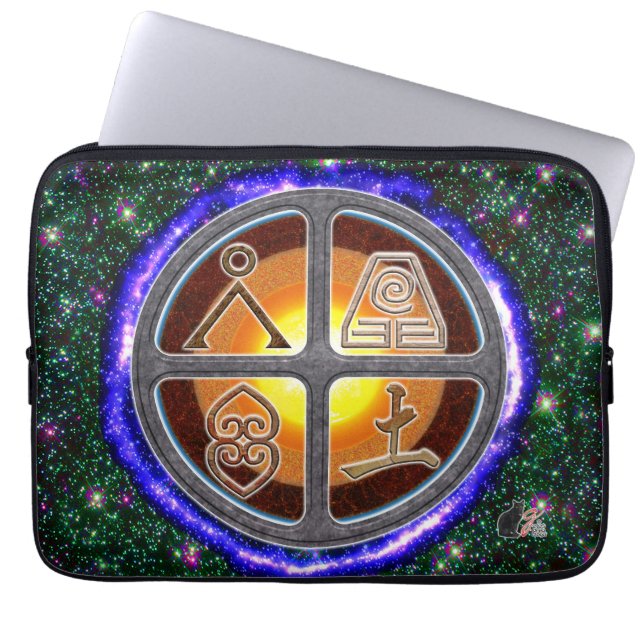 Funda Para Portátil Signos de Tierra (Frente)