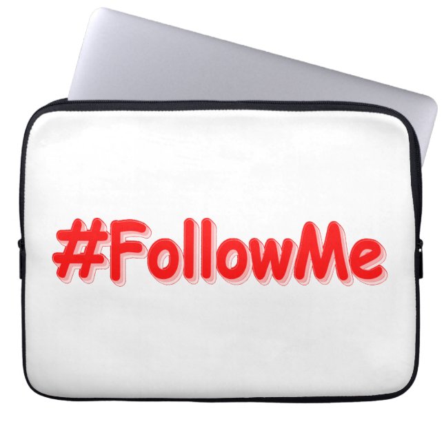 Funda Para Portátil "Sígueme" Diseño Cuto. ¡Hazte con una en Zazzle (Frente)
